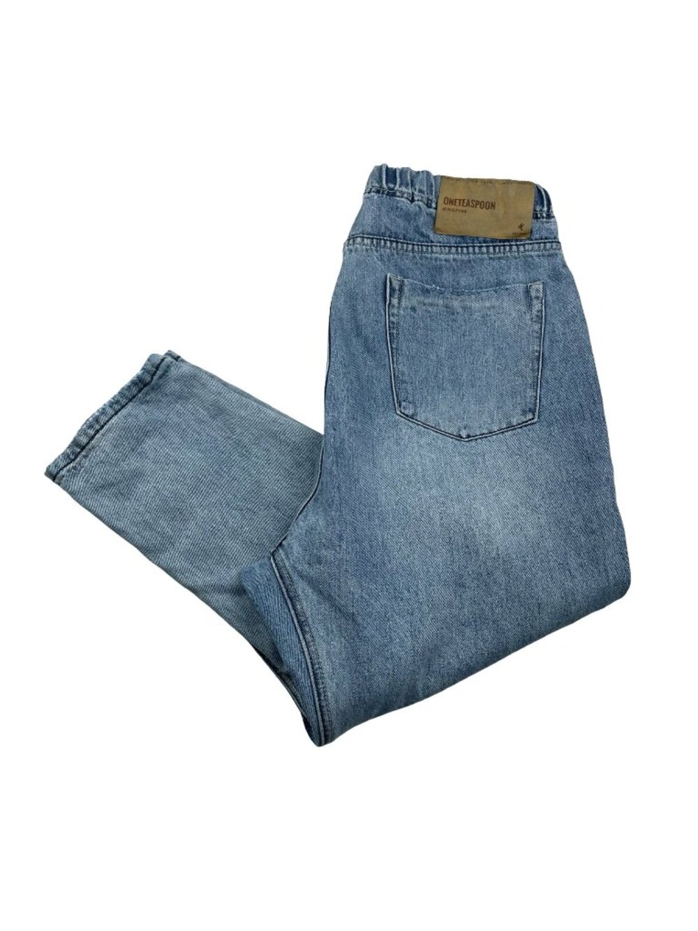 One Teaspoon Women’s Harem Prison Pants Drop Cloth Jeans Blue • Medium